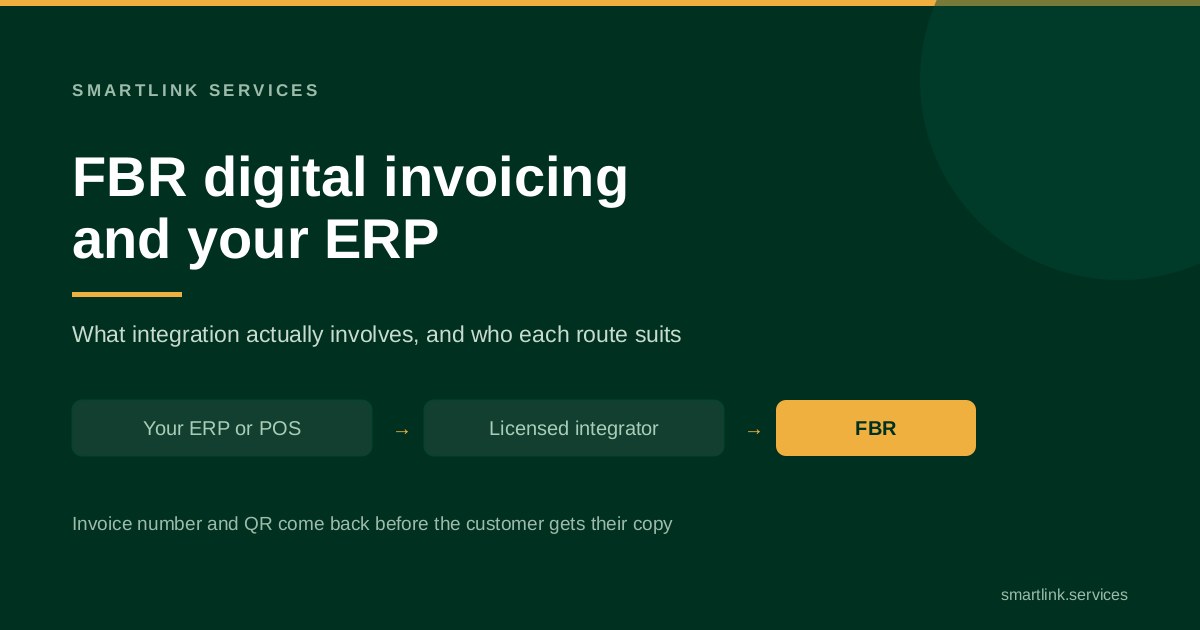 FBR Digital Invoicing and Your ERP: What Integration Involves